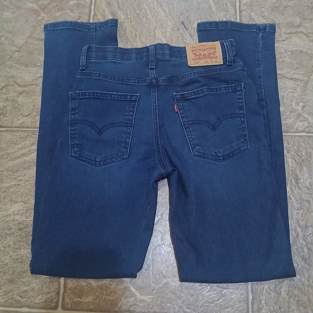 Levi's 514 Youth 28x30 (16 Reg)  Straight Fit  Jeans Dark Wash Casual Western